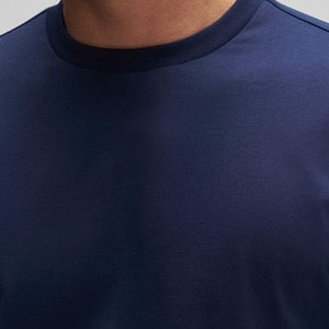 T-shirts à manches longues pour hommes de haute qualité, 100% coton, respirants, anti-transpiration, séchage rapide, écologiques, coupe classique, OEM - Product Image 2