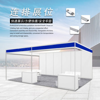 Présentoir de stand d'exposition octogonal à montage facile, mur de fond temporaire pour événements, équipement de présentation pour centres commerciaux