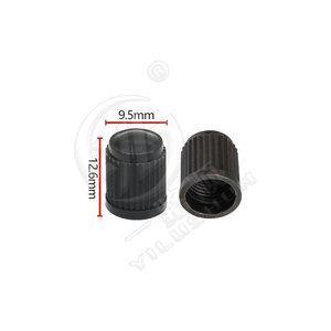 Capuchon de valve de pneu universel Smooth Sailing en plastique noir T329, cache-poussière automobile - Product Image 4