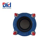 Prix d'usine pour PN10/16 fonte ductile Joint flexible universel large gamme adaptateur de bride d'accouplement DN50-DN1200