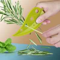 Handmatige plastic fruit- en groentebladstripper, groentebladseparator, kernverwijderaar, multifunctionele bladafschiller, kruiden-gereedschap
