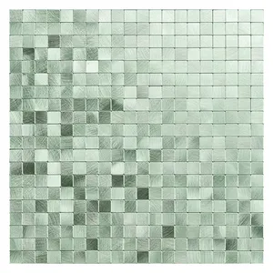 Hot Sale Peel And Stick Dampproof Interior Home Decoration Creative Green Art Tiles Mosaic For Bathroom