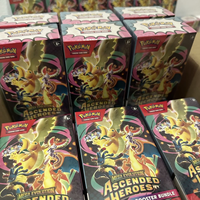 100% 正品美国原封盒装，含 Ptcg Ascended Heroes 增强版纸卡，适用于集换式卡牌游戏