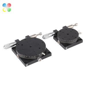 C & K JCR-120 120Mm Roterende Trap Aluminium Rotatieconcentriciteit Handmatige Rotatie Schuiftafel Voor Optische Instrumenten - Product Image 5