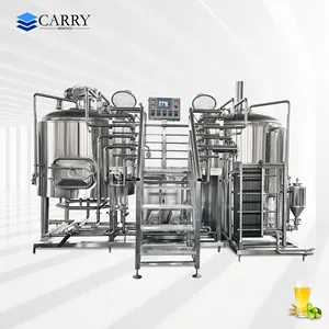 Beer brewing equipment small beer brewery 500L 1000L 10bbl 20bbl for MicroBrewery