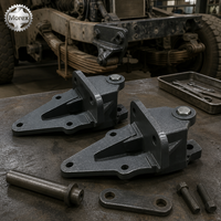 Support de ressort avant en acier moulé OEM TZ56075200049 pour camions lourds Sinotruk 60 Mining Truck