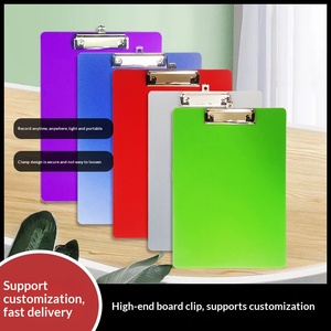 Porte-documents en plastique imperméable de couleur assortie A3A4A5A6, porte-documents en plastique, porte-documents en plastique avec clip métallique - Product Image 4