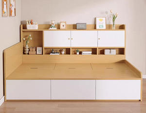 <span class=keywords><strong>Letto</strong></span> in Legno per Bambini con Contenitore Set Camera da <span class=keywords><strong>Letto</strong></span> Economico <span class=keywords><strong>Letto</strong></span> <span class=keywords><strong>Singolo</strong></span> e Matrimoniale per Bambini con Cassetto - Product Image 4