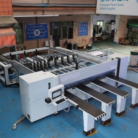 Scie à panneaux CNC à alimentation arrière automatique haute efficacité Mingan, machine de découpe du bois robuste pour la fabrication de meubles