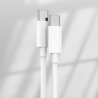 Kabel USB 4.0 Tipe-C ke Tipe-C Kecepatan Transfer Data 40GBPS Berkualitas Tinggi 100W 20V/5A Pengisian Cepat untuk Kamera