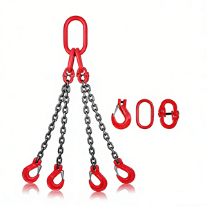 उच्च शक्ति G80 मिश्र धातु स्टील लिफ्टिंग चेन, ब्लैक ऑक्साइड बाइंडर ट्रांसपोर्ट चेन, ब्लैक लोड एंकर चेन - Product Image 1