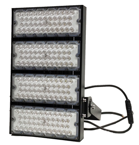 Proiettore ad alta illuminazione Led luce stadio proiettore solare in lega di alluminio IP65 70 modulo brevettato 200-1000 Watt 480w nero