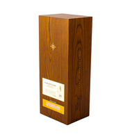 Coffret cadeau personnalisé en bois gravé au laser pour whisky/vin-Emballage d'alcool et de champagne de qualité supérieure, étui de luxe écologique