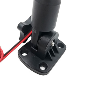 Lampe LED verticale réglable à ancrage 6 pouces, orientable à 360 degrés, avec support en aluminium pour bateau et yacht, pour modernisation et rénovation - Product Image 3