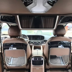 Para <span class=keywords><strong>Mercedes</strong></span>-Benz <span class=keywords><strong>Vito</strong></span>/Clase V, Mesa Plegable para Respaldo de Asiento con Iluminación Ambiental, Carga Inalámbrica, Accesorios de Lujo - Product Image 3