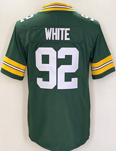 Camiseta Deportiva Verde Americana con Estampado para Estilo, Personalizable con Nombre y Número, Uniforme de Equipo para Aficionados y Entrenamiento, Unisex - Product Image 4
