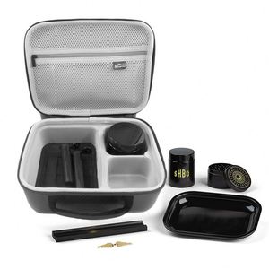 Étui de transport étanche personnalisé anti-odeur avec doublure en carbone, boîte de rangement pour pipe à fumer, étui EVA anti-odeur avec serrure - Product Image 1