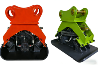 Compacteur hydraulique à plaque plate pour excavatrice 4-30T, équipement de compactage pour la construction de routes en pente et de talus, OEM