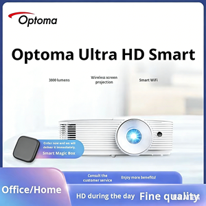 Projetor Optoma R de Projeção Direta HD para Uso Diurno, 3800 Lumens de Alta Brilho, Pronto para 3D, DLP para Escritório, Negócios, Casa e Treinamento - Product Image 4