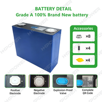   Cellule LiFePO4 3,2 V 122 Ah, 4000 cycles, cellules de batterie au lithium prismatiques pour véhicule électrique, chariot de golf, alimentation de secours domestique