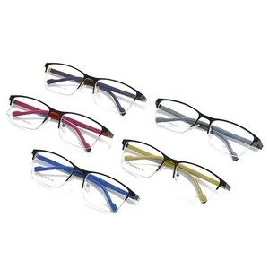 FANXUN 9121 Unisex Sports Optical Glasses New Export Fashionable Myopia Half-Frame With Personality Trend For Students