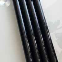 50mm 40mm 35mm 16mm 13mm 10mm 3K Tube en fibre de carbone sergé plaine personnalisée