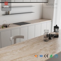 Losa de Porcelana de Piedra Brasileña de 20 mm, 1600x3200 mm, Acabado Brillante, para Diseño de Peldaños de Escalera