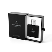 Flacon de parfum carré en verre avec capuchon pulvérisateur plat, 30 ml, 50 ml, 100 ml, flacon de parfum transparent pour cadeau et rendez-vous
