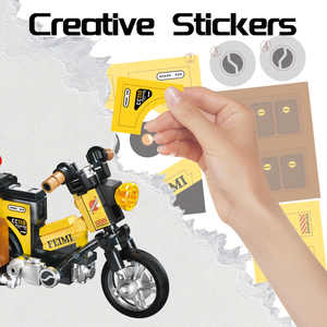 FEIMIBOX 86 Piezas, Bloques de Construcción de Motocicleta de Plástico, Juego de Construcción Educativo DIY para Niños de 8+ Años, FL5486 Hi - Product Image 5
