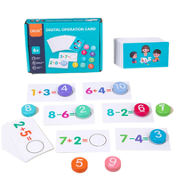 Tablero de cálculo de números para niños, juego de operaciones matemáticas para niños, ayuda para entrenamiento de pensamiento lógico educativo temprano, juguetes de matemáticas