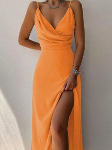 Une nouvelle robe super longue sans manches imprimée pour femmes printemps et été - Product Image 2