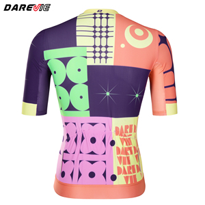 Maillot de cyclisme Darevie Custom Pro, léger, respirant, manches courtes, pastel, <span class=keywords><strong>voyage</strong></span>, unisexe - Product Image 3