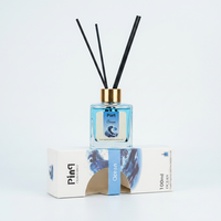 Fleur de lys sans aromathérapie à la flamme, parfum fruité, fragrance florale, coffret cadeau d'huiles essentielles avec diffuseur en rotin
