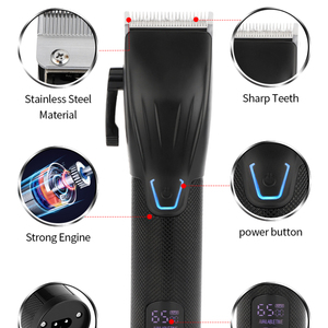 Tondeuse à Cheveux Professionnelle Sans Fil Rechargeable, Silencieuse, pour Salon de Coiffure et Barbier, Kit de 2 Pièces - Product Image 5