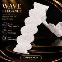 Bande élastique en nylon de 2 cm pour vêtements, ruban picot extensible pour la couture DIY de textiles de maison