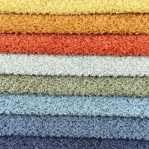 Hot bán tùy chỉnh chất lượng cao mềm mại thanh lịch sofa vải nhung bông nhung Polyester sofa vải Chenille nhà dệt - Product Image 3