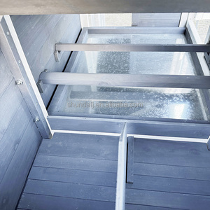 บ้านเลี้ยงไก่ไก่แบบกันน้ำขนาดใหญ่สำหรับกลางแจ้ง SDC003S-Grey เป็นมิตรกับสิ่งแวดล้อมบ้านสัตว์เลี้ยงพิมพ์ลายได้ตามต้องการ - Product Image 6