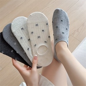 <b>Women</b> Boat <b>Socks</b> Thin Mesh Low Cut Summer Breathable Anti Slip Invisible Casual <b>Socks</b> For Youth - Product Image 3