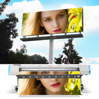 Imprimante à solvant écologique pour vinyle graphique couleur de panneau publicitaire de 1,8 m 1800 mm 6 pieds 1440 dpi sur toile