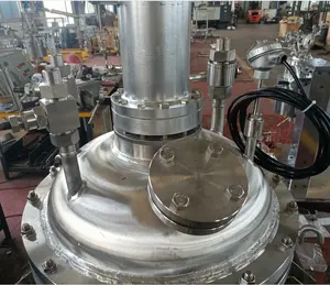 Condensador de destilación química de acero inoxidable de 100 ~ 500L, rector piloto de chaqueta de alta presión para pirólisis de plásticos y neumáticos