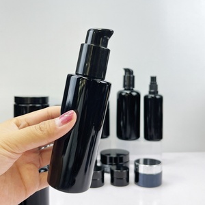 200ml UV Proof Light Dark Violet Glass Cosmetic Oil Dropper Bottle Cosmetics Violet Glass Lotion <b>Spray</b> Pump Bottles Containers - Product Image 2