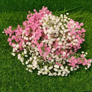 F-G0390 laris desain baru buket bunga buatan Mini bunga buatan Babybreath buatan untuk Dekor rumah bunga Gypsophila