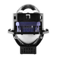 VAHID Lentille de projecteur Bi-LED pour phare de voiture, double faisceau, 12V, nouvelle, ajustement universel, lumière blanche 6000K