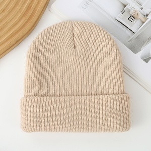 <span class=keywords><strong>Gorro</strong></span> <span class=keywords><strong>de</strong></span> <span class=keywords><strong>lana</strong></span> <span class=keywords><strong>de</strong></span> color liso, tejido <span class=keywords><strong>con</strong></span> aguja, <span class=keywords><strong>de</strong></span> doble capa, estilo cúpula, <span class=keywords><strong>de</strong></span> acrílico, cálido para exteriores - Product Image 3