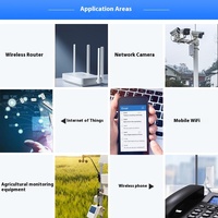 ATWE Antenne Wi-Fi verticale double bande 2,4 GHz 5 GHz à gain élevé 5,0 dBi, module récepteur omnidirectionnel avec ventouse IP65 Type N