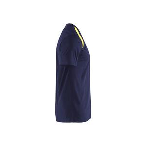 BLAKLADER-Camiseta 3379104288334XL Azul marino/Amarillo-EAN 7330509604151 CAMISETAS Y POLOS DE TRABAJO - Product Image 3