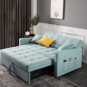 Característica de esquina de sofá cama de cuero genuino para sala de estar muebles de interior para el hogar para apartamento Lazy Living - Product Image 1