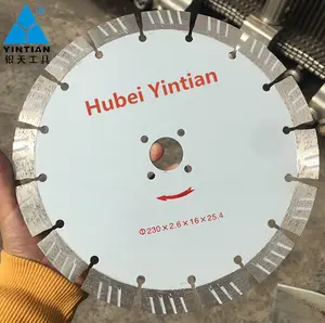 Heißer Gedrückt Segmentiert Turbo Sägeblatt 230mm 9 "Diamant Trennscheibe Schneiden Diamant Disc Sägeblatt cut granit marmor beton