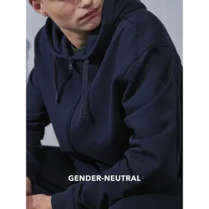 Sudadera B&C ID.334 con Capucha y Cremallera, merchandising sostenible - Product Image 3