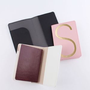 Funda de Pasaporte de Cuero PU Personalizada al por Mayor de Fábrica, Decoración con Letras, Impermeable, para Viajes, 5 Pulgadas, para Pasaportes - Product Image 3